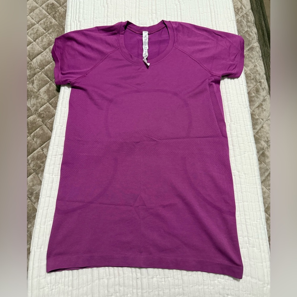 Purple Lululemon Short Sleeve T-Shirt